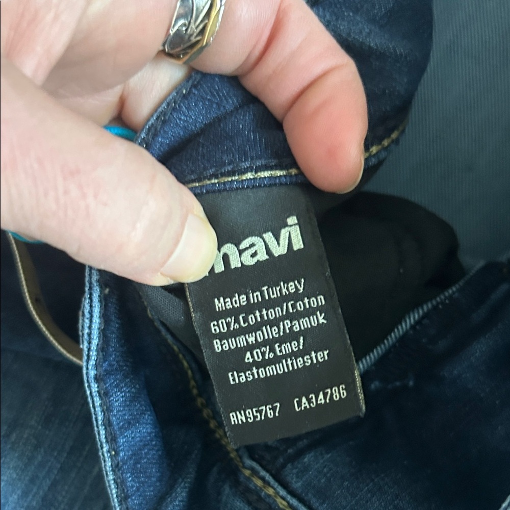 Mavi Deep Blue Women's Skinny Jeans - Picture 9 of 9